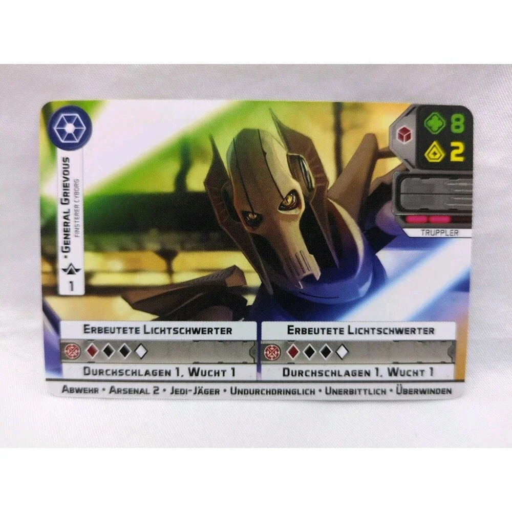 *German* Star Wars Legion General Grievous Promo Card